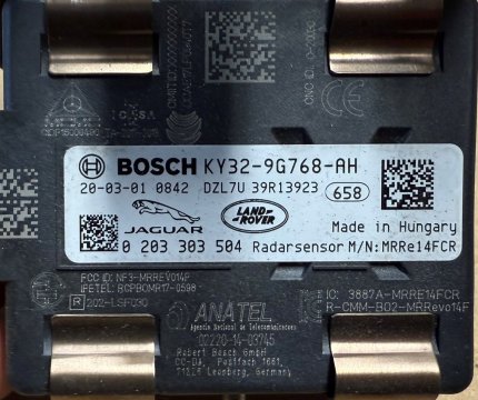 KY329G768AH Přední ACC/ Radar s adaptivním tempomatem Bosch 020330350