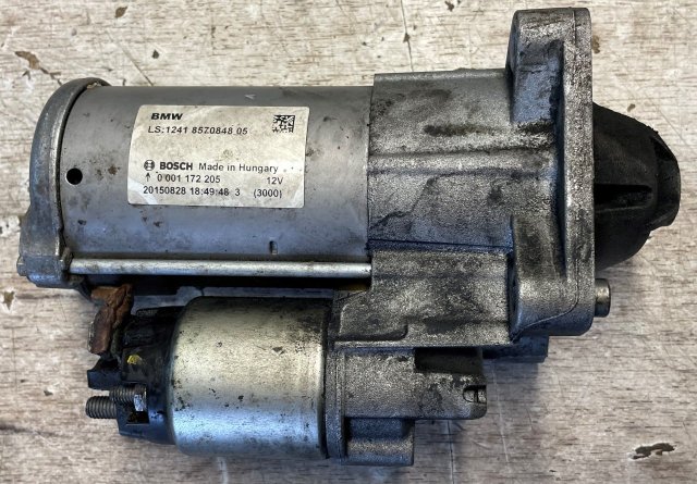 12418570848, Bosch 0 001 172 205 Startér - Spouštěč BMW, MINI 13-19